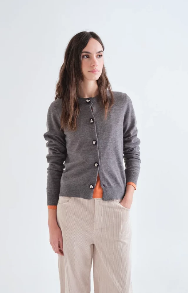 Cardigan gris