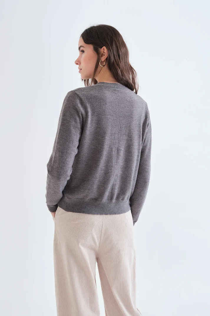 Cardigan gris - Imagen 4
