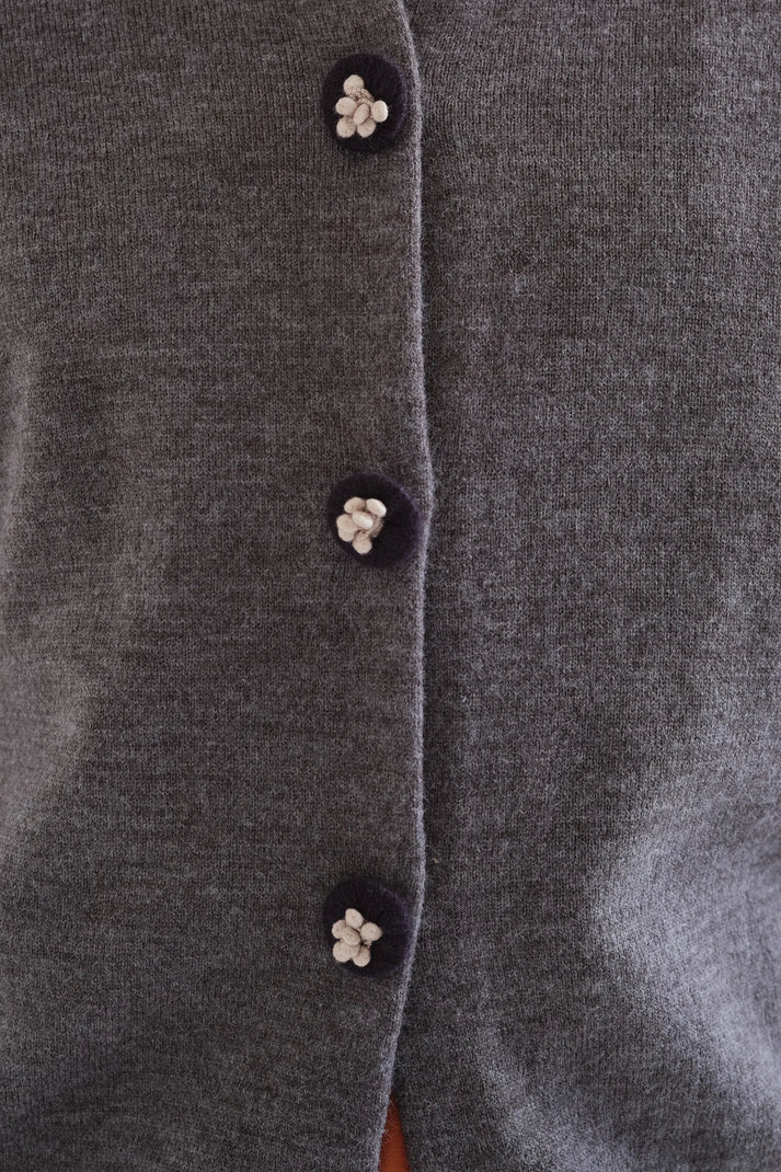 Cardigan gris - Imagen 3