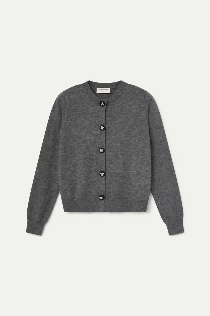 Cardigan gris - Imagen 2