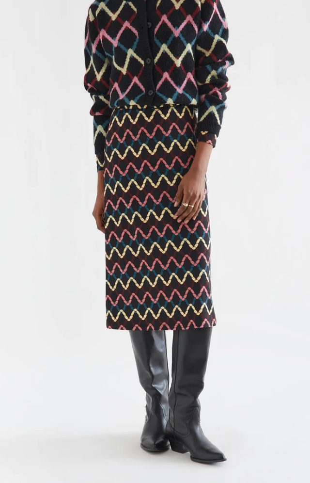 Falda midi Skein