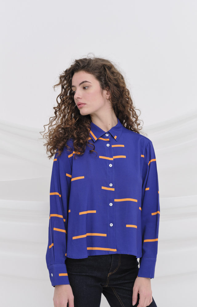 Camisa azul